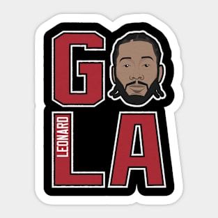 kawhi leonard go la Sticker